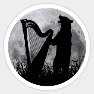 Howling at the Moon Sticker